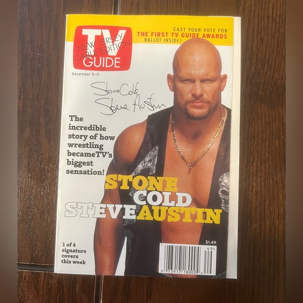 TV Guide Dec. 5-11, 1998 Vol.46 No.49 Issue #2384 Stone Cold Steve Austin Cover